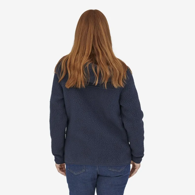 Women's Patagonia Retro Pile Fleece Hoody (New Navy)