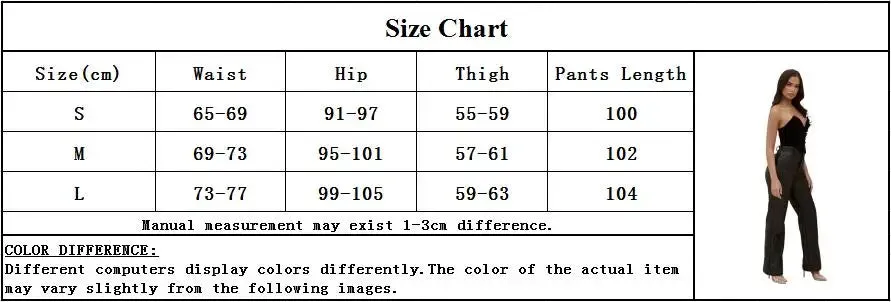 Women's Straight Bodycon High Waist Tight Streetwear Trousers