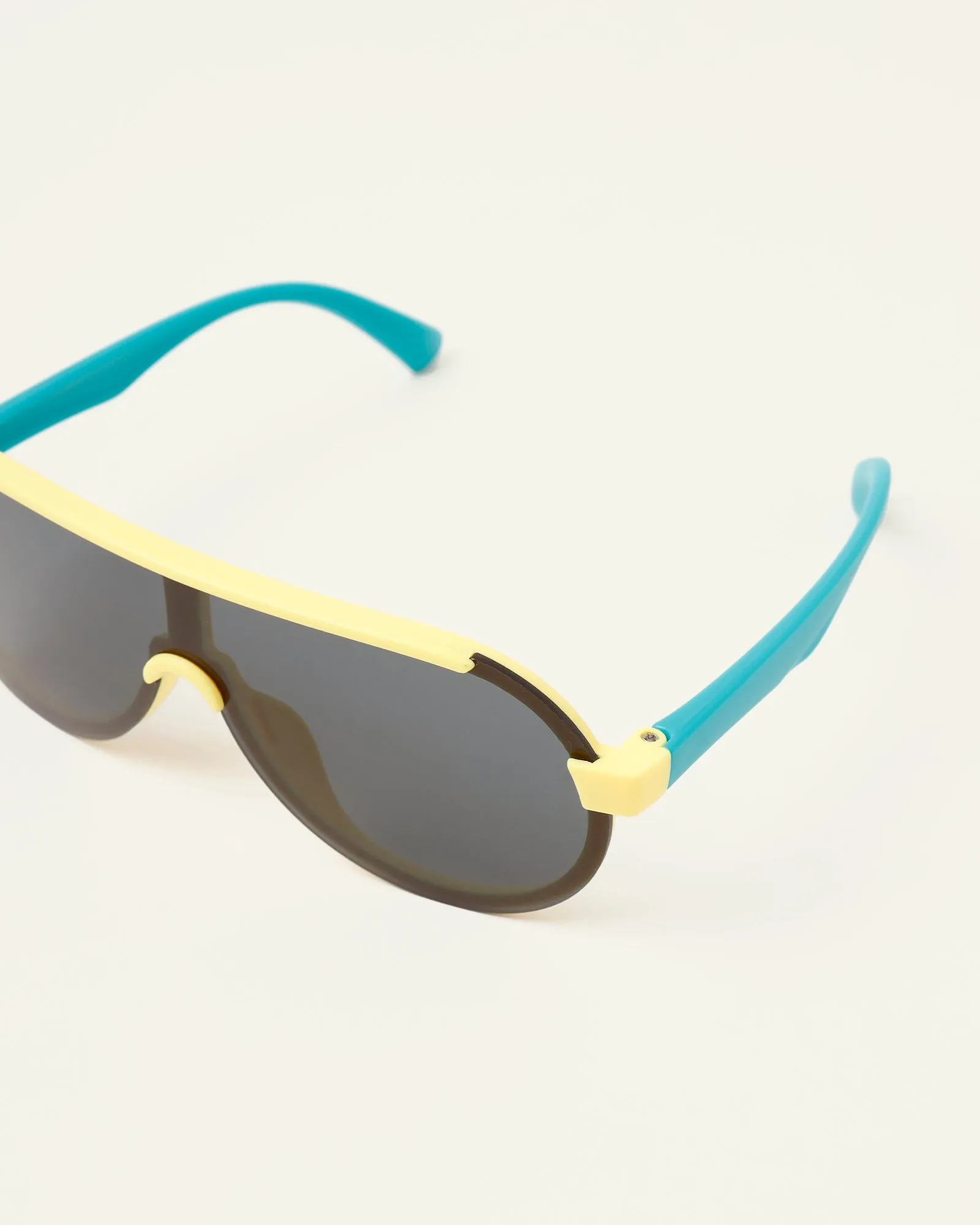 Yellow Aviator Sunglasses