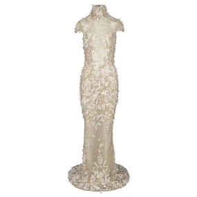 Zuhair Murad Haute Couture Embellished Paillettes Gown  - '10s